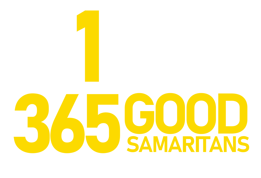 Be 1 of the 365 Good Samaritans graphic